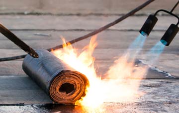 Gipping asphalt flat roofing repairs