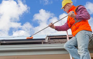 Gipping soft wash roof cleaning